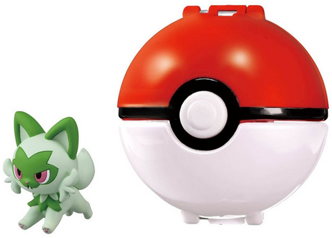 TAKARA TOMY PokeDel-Z 寶可夢新決戰球 精靈球 新葉喵, 1個
