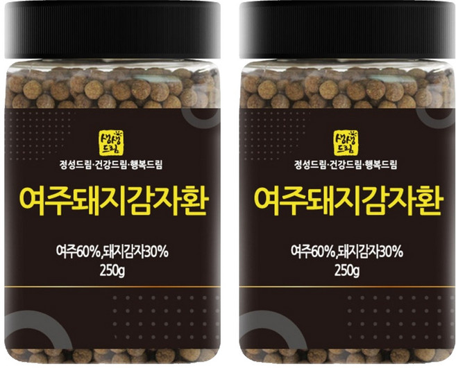 생생드림 여주돼지감자환 국산, 2개, 250g