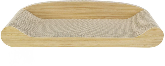 코멧 펫 고양이 소파 스크래쳐 대형, 우드, 1개