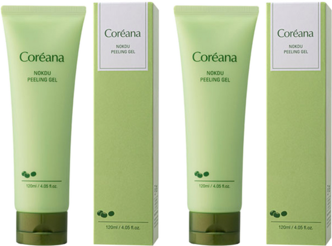 코리아나 녹두 필링 젤, 120ml, 2개