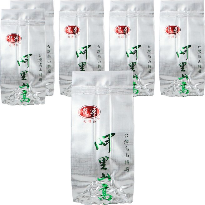 龍源茶品 鑫龍源 阿里山頂級香醇金萱茶葉 附提袋, 150g, 6包, 1組