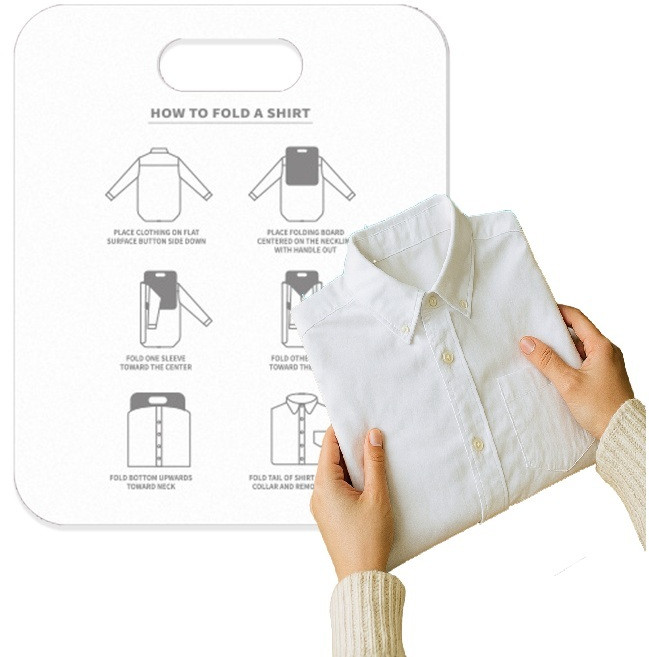 몽리코 옷 접기 판, 화이트, 1개