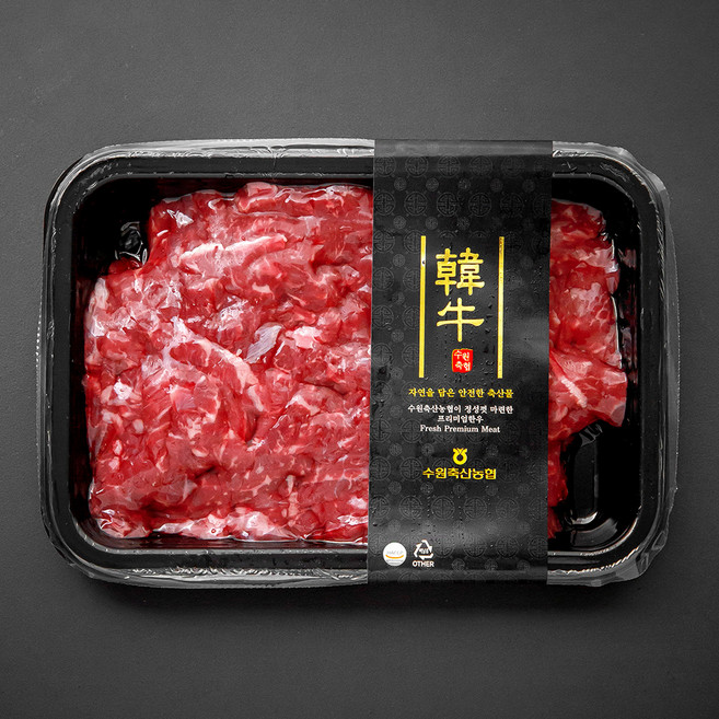 수원축산농협 한우 1+등급 잡채용 (냉장), 300g, 1팩