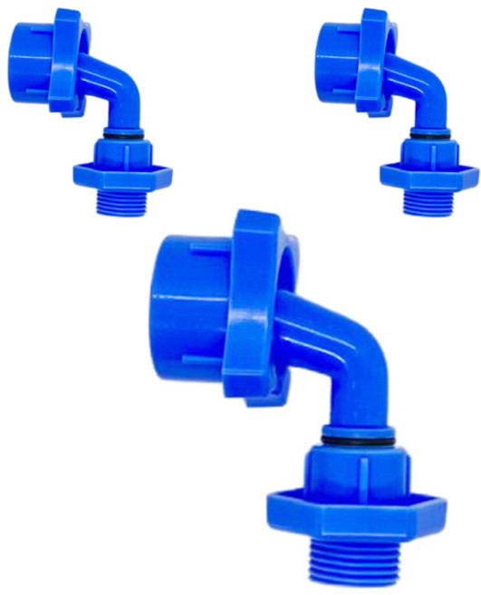 워터스파클 세탁기용 젠더 냉수, 파랑