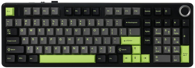 AULA 독거미 유무선 블루투스 기계식 키보드, Green Valley, F99 Pro, 회목축