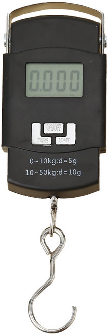 高精度 電子行李秤重器 便攜式抗衝擊耐用型磅秤 50kg, 1個, T5302-1