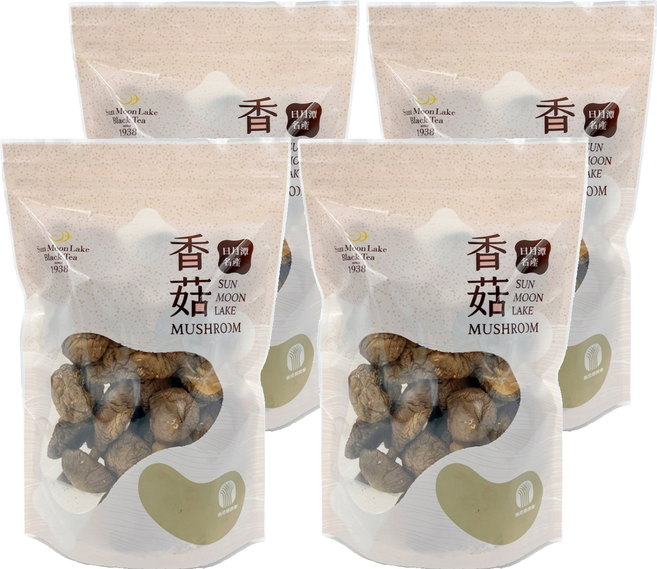 魚池鄉農會 釦子菇 香菇, 90g, 4包