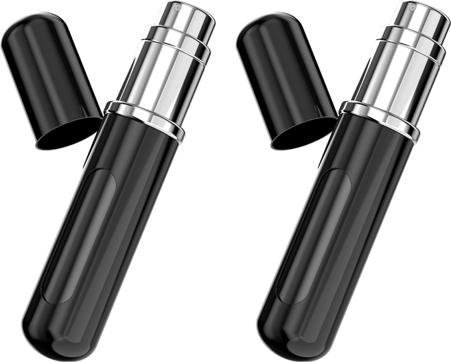 소이소이 향수공병 6ml, 블랙, 2개