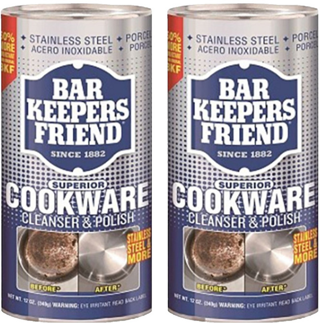 BAR KEEPERS FRIEND 萬用去汙粉 炊具用, 340g, 2罐