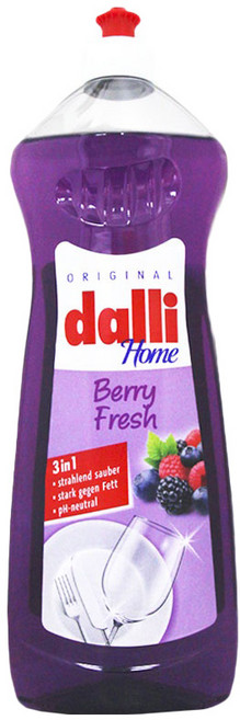 dalli 達麗洗碗精 全效能3合1 去除頑垢 高效溶解油脂 保持潔淨亮光, 1L, 1瓶