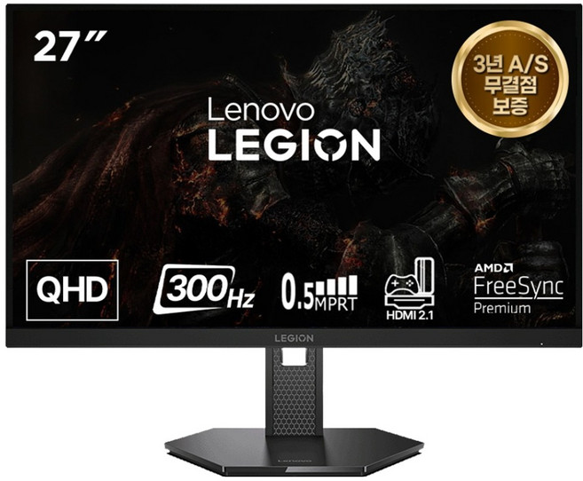 레노버 QHD 리전 게이밍 모니터, 68.5cm, 27Q-11 (67D3GAC1KR)