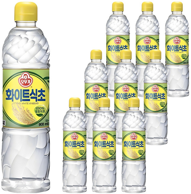 오뚜기 화이트 식초, 900ml, 10개
