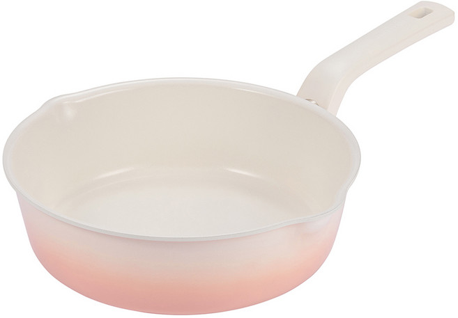 해피콜 인덕션 플렉스팬 블랑 IH 와이드 프라이팬 스프레드 핑크, 22cm, 1개