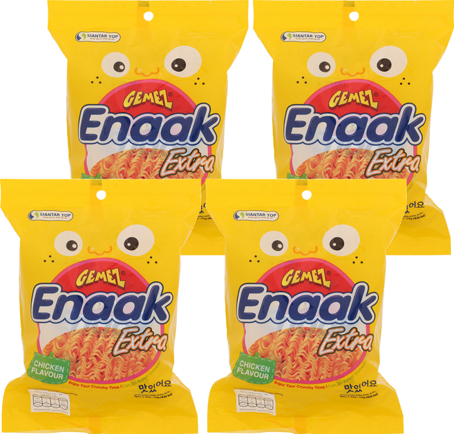 GEMEZ Enaak 韓式小雞麵 雞汁味, 90g, 4袋