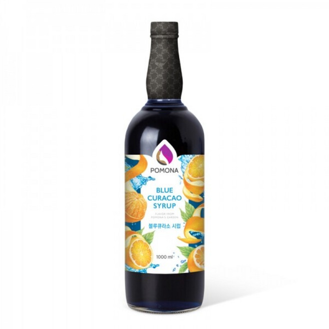 포모나 블루큐라소 시럽, 1개, 1L