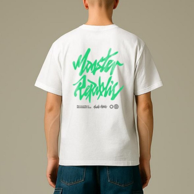 몬스터리퍼블릭 어센틱 로고 라이트 그린 티셔츠 8121