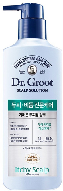 Dr.Groot 健髮專家 止癢去屑洗髮精, 400ml, 1瓶