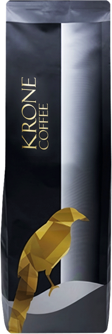 KRONE 皇雀 義式深培咖啡豆 義式綜合咖啡豆, 全豆 無研磨, 454g, 1包