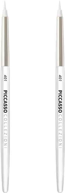 피카소꼴레지오니 401 아이라이너 브러쉬, 투명, 2개