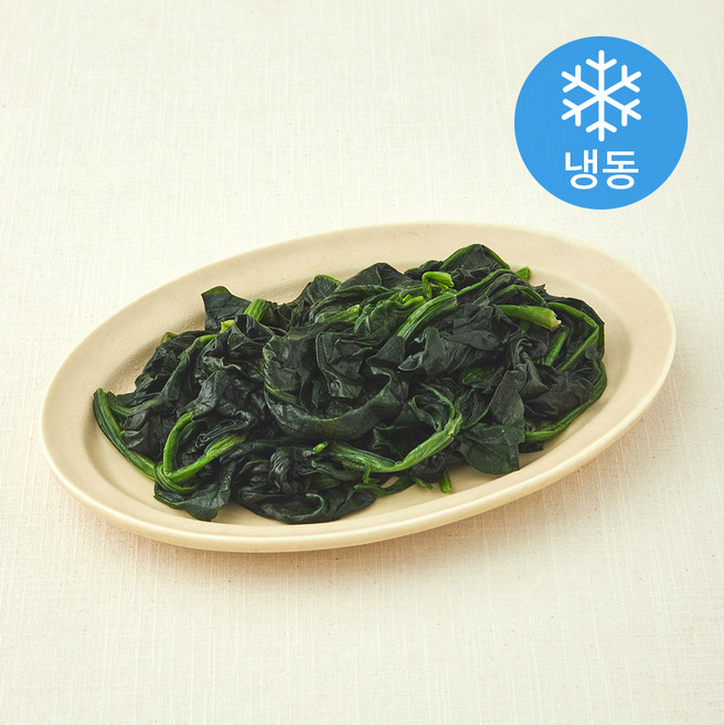 우리땅 유기가공식품 인증 데친 시금치 (냉동), 250g, 1팩