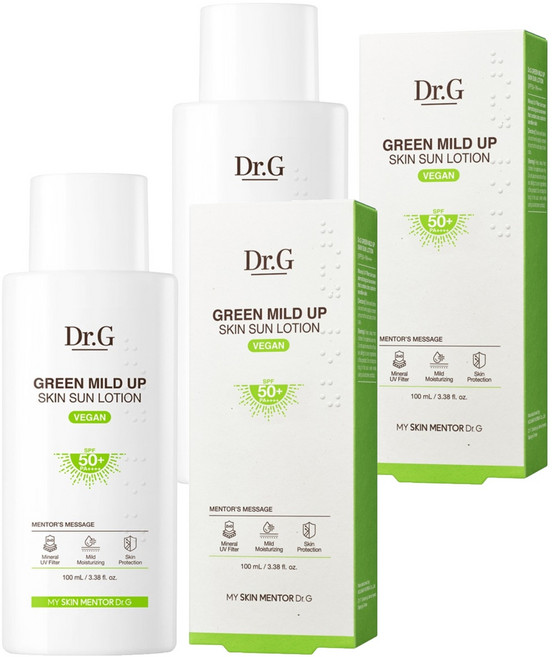 닥터지 그린 마일드 업 스킨 선로션 SPF50 PA++++, 100ml, 2개