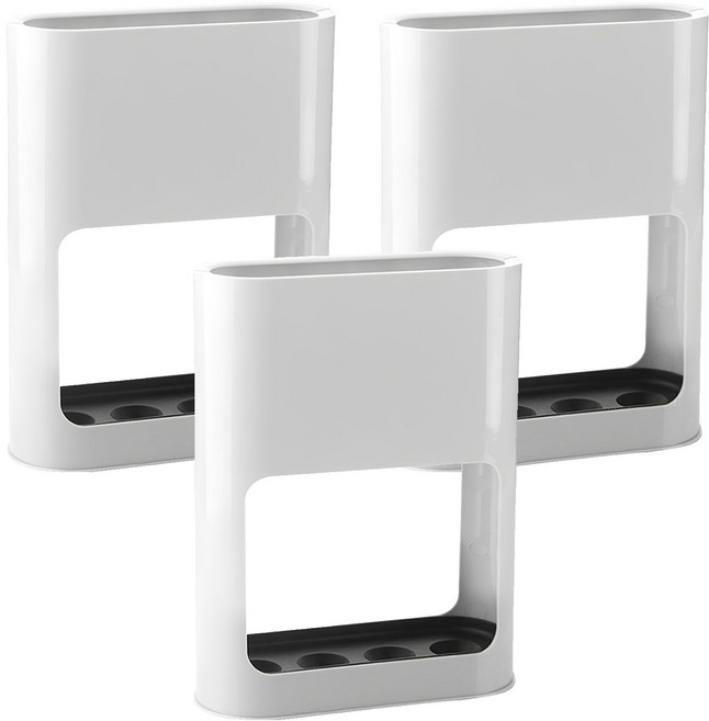 모나코올리브 모던 멀티 우산꽂이, 3개, 화이트