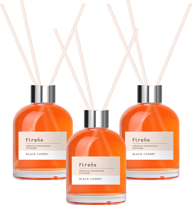 플렌느 실내용 디퓨저, 블랙체리, 200ml, 3개