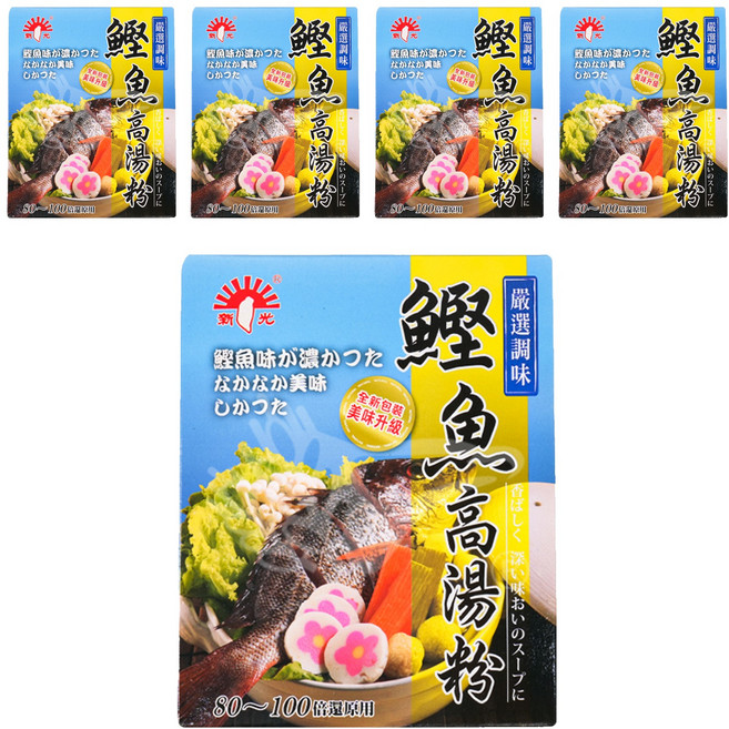 新光洋菜 鰹魚高湯粉, 600g, 5盒