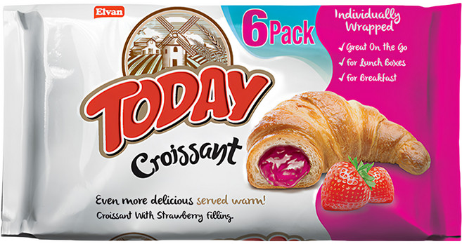 土耳其 TODAY 可頌麵包 草莓味, 1包, 270g
