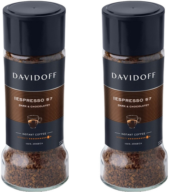다비도프 카페 에스프레소 57 원두커피믹스, 100g, 2개