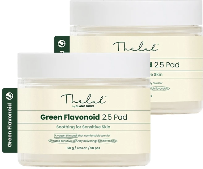 [비건뷰티] 더랩바이블랑두 그린 플라보노이드 2.5 패드 120g, 90매입, 2개 - 쿠팡