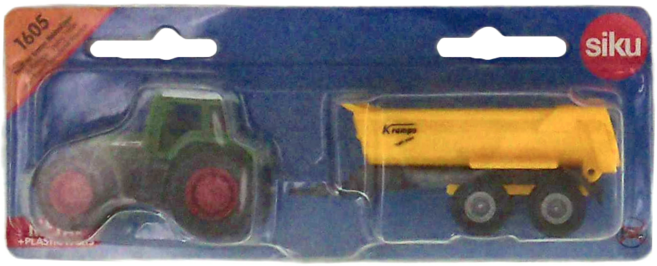 siku Fendt拖拉機 玩具, 綠色 + 黃色, 1個