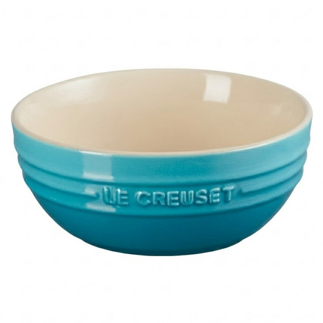 LE CREUSET 韓式湯碗, 加勒比海藍, 1個