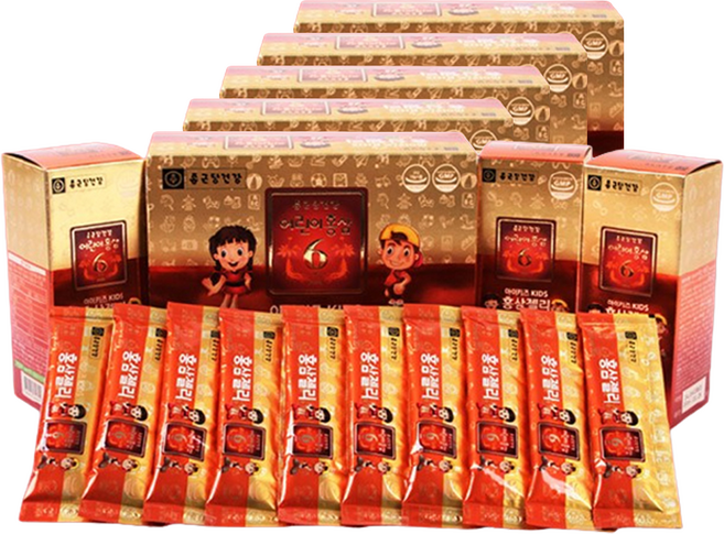 종근당건강 아이키즈 홍삼젤리, 600g, 5박스