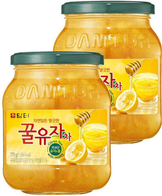담터 꿀유자차, 770g, 2개, 1개입