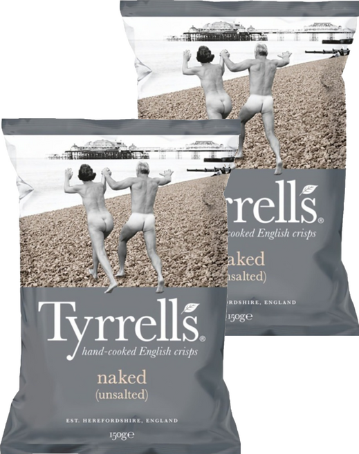 Tyrrells 泰勒思 洋芋片 無調味, 150g, 2包