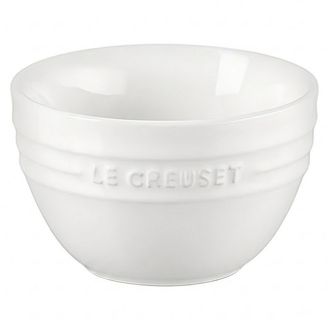 LE CREUSET 瓷器韓式飯碗 350ml, 雪花白, 1個