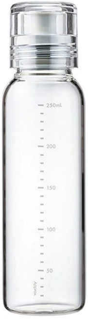 HARIO 好璃奧 斯利姆調味瓶 DBSN-250-PGR 白色, 250ml, 1個