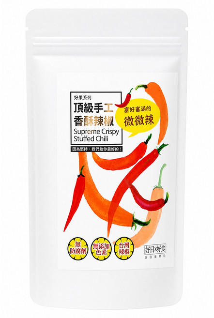 好日好食 好果系列 香酥辣椒, 60g, 1包