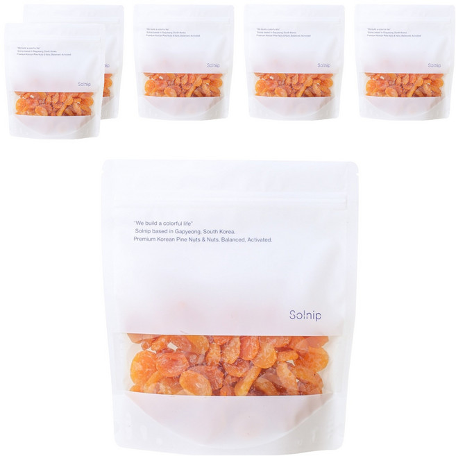 Solnip 香甜可口的杏乾, 180g, 6個