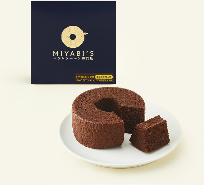 미야비스바움쿠헨 초코라떼 엑스투 케이크, 100g, 1개