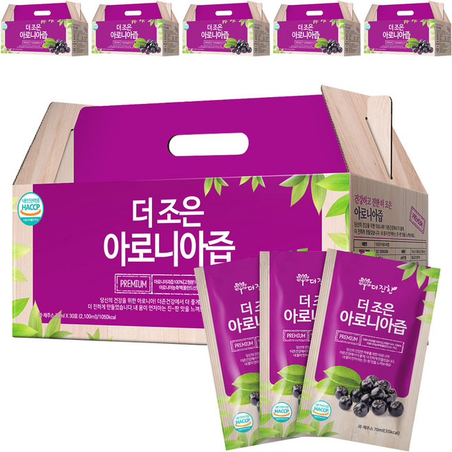 더존건강 더조은 아로니아즙, 70ml, 180개