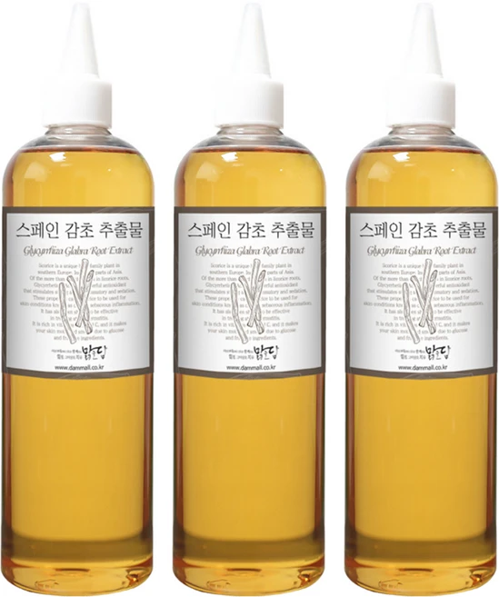 맑을담 스페인감초추출물, 500ml, 3개 - 쿠팡