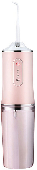 蕉蕉購物 4噴頭USB電動高壓沖牙機, 粉色, JET-B4615