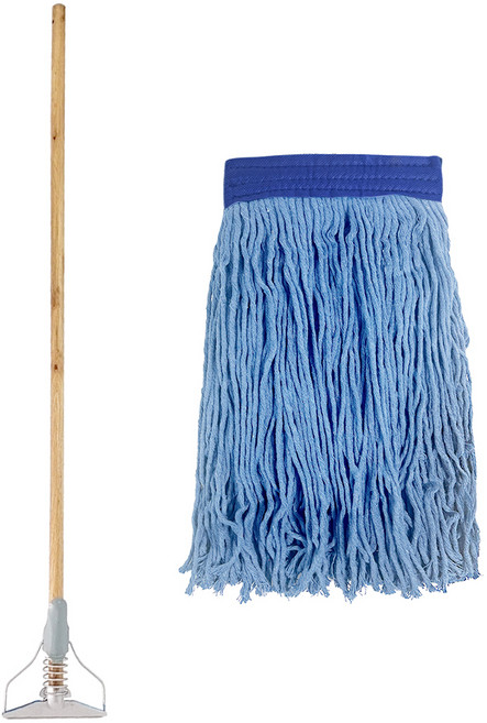 데일드 막철마포대 150cm + 마포걸레 400g 세트, 1세트, 혼합색상(마포대), 연청(마포걸레)