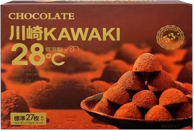 kawasaki 川崎 小松露黑巧克力, 420g, 1盒