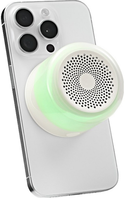 아워스7 루멘 휴대용 맥세이프 미니 무드등 블루투스 스피커, OSPA1, 아이보리