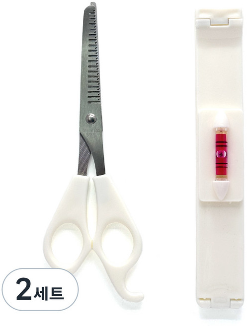 미성메탈 앞머리자르기세트 핑크 화이트 (랜덤발송), 2세트
