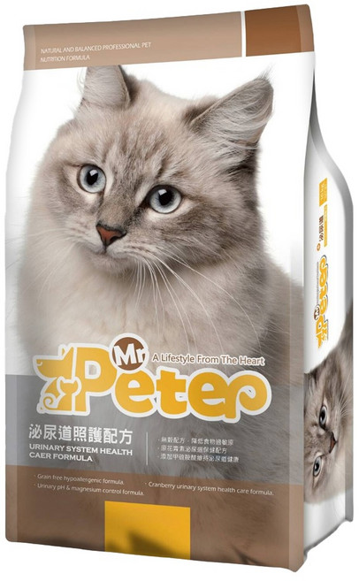 Mr.Peter 皮特先生 成貓泌尿道照護, 乾燥鮭魚 + 乾燥雞肉 + 豌豆 + 馬鈴薯蛋白, 7kg, 1袋