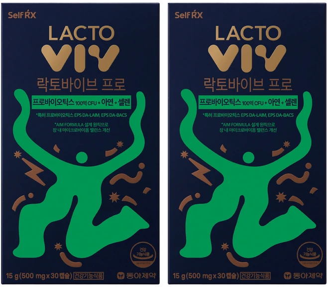동아제약 락토바이브 프로 유산균, 30정, 2개 - 쿠팡